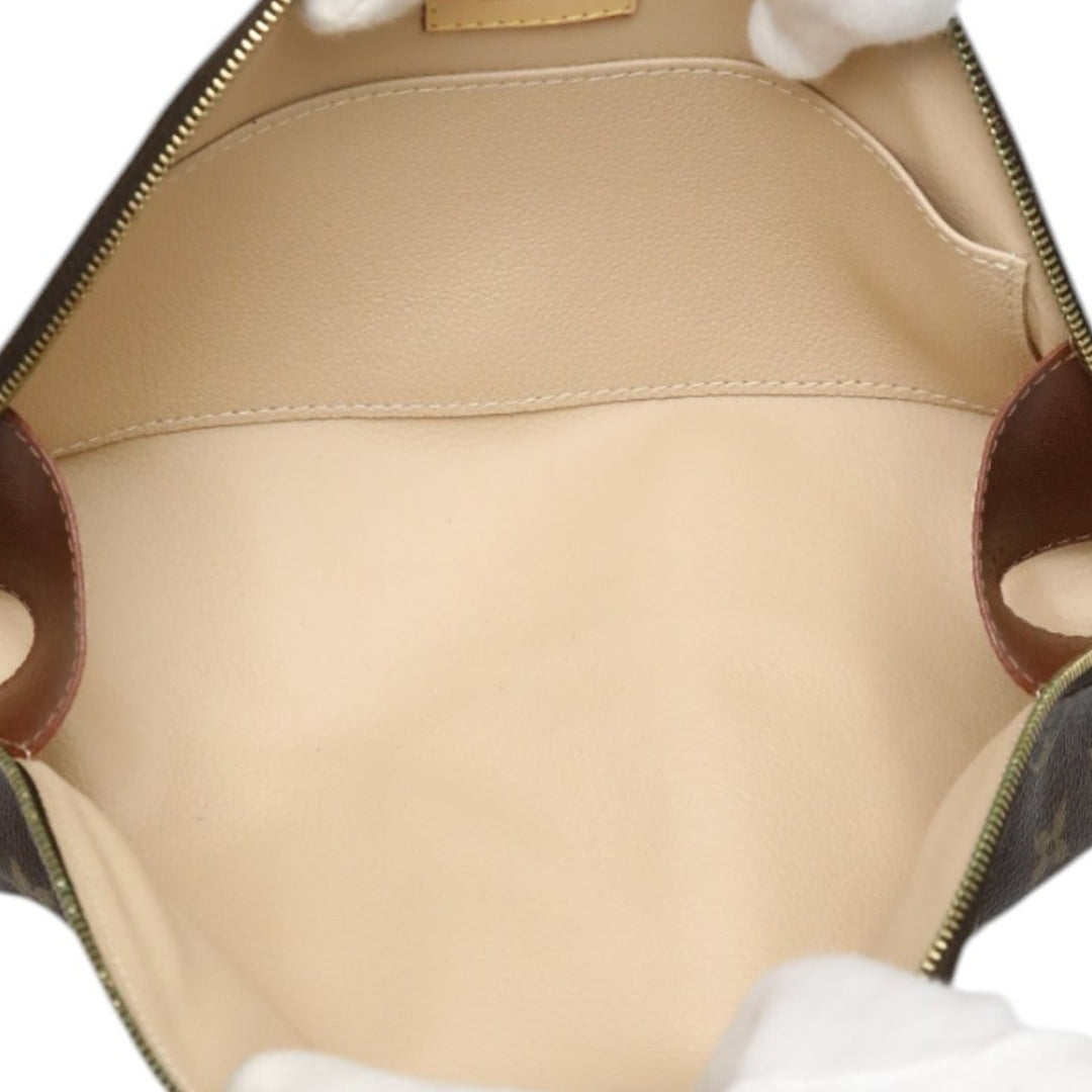 LOUIS VUITTON Pouch M47520 Monogram canvas Brown Pouch Monogram Pochette Cosmetic MM unisex(Unisex) Used Authentic