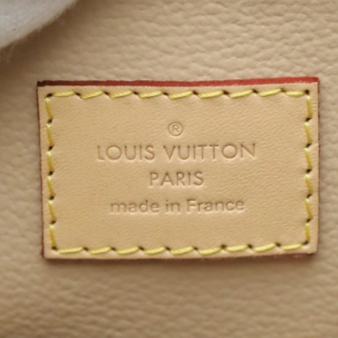 LOUIS VUITTON Pouch M47520 Monogram canvas Brown Pouch Monogram Pochette Cosmetic MM unisex(Unisex) Used Authentic
