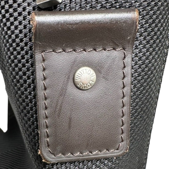 LOUIS VUITTON Handbag M93082 Damier Jean Canvas Noir (Black) Documents bag Damier Jean Yak unisex(Unisex) Used Authentic