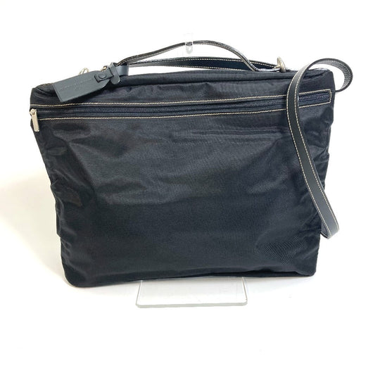 GIRARD-PERREGAUX Handbag mesh black logo Eco bag mens Used Authentic