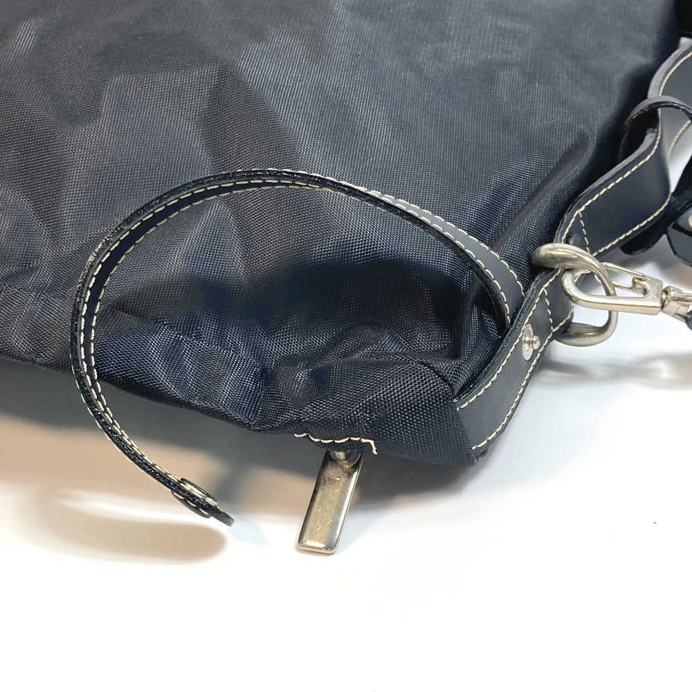 GIRARD-PERREGAUX Handbag mesh black logo Eco bag mens Used Authentic