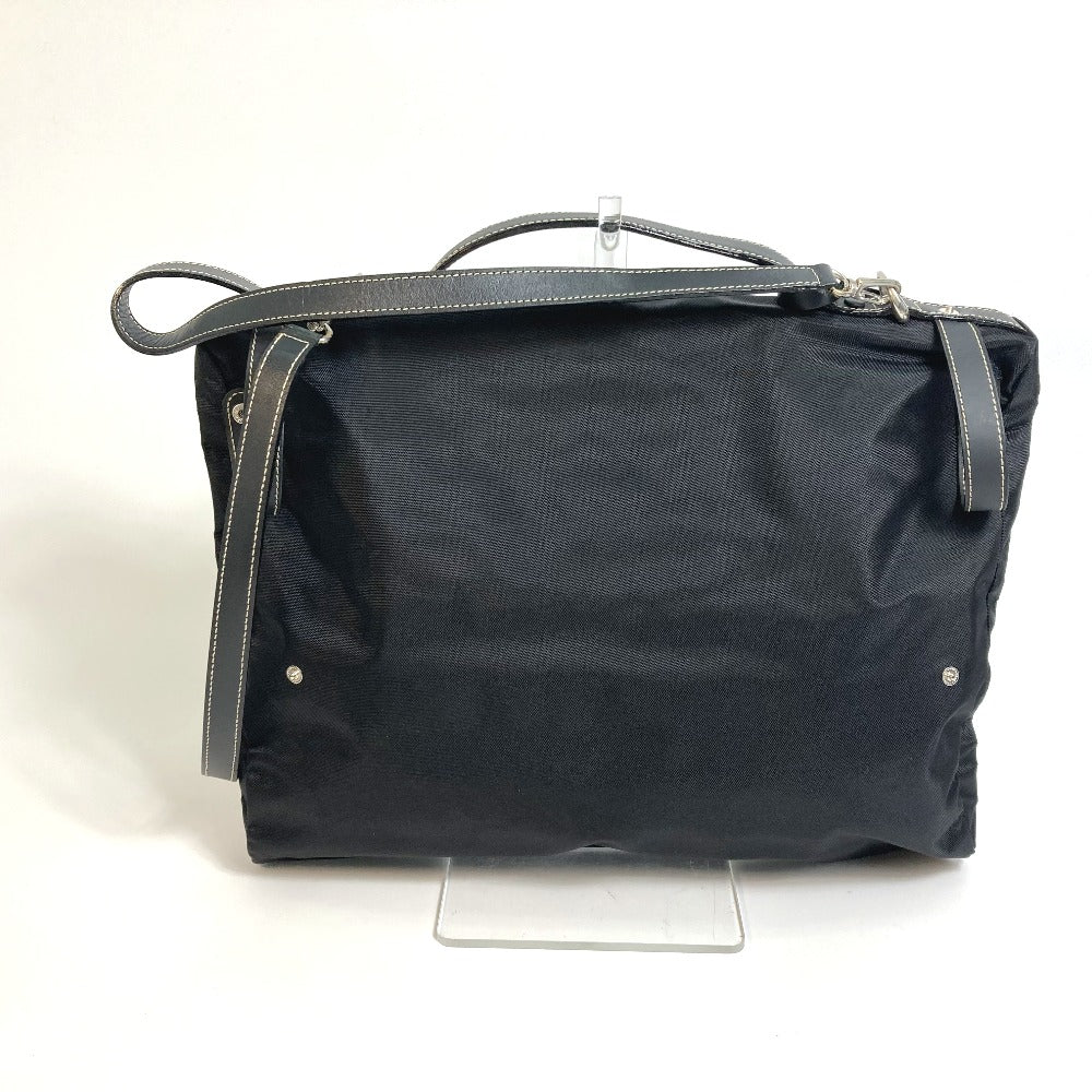 GIRARD-PERREGAUX Handbag mesh black logo Eco bag mens Used Authentic