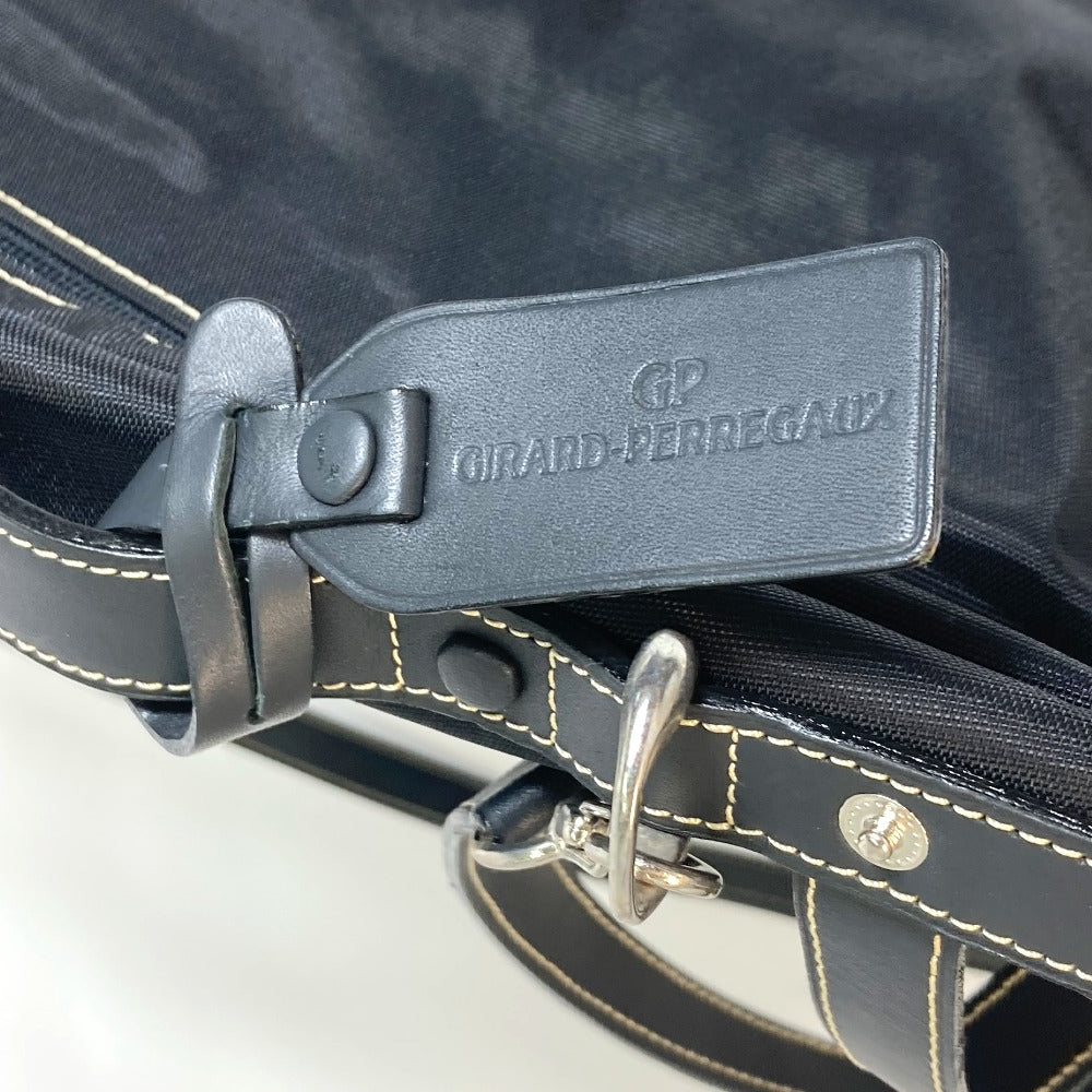 GIRARD-PERREGAUX Handbag mesh black logo Eco bag mens Used Authentic