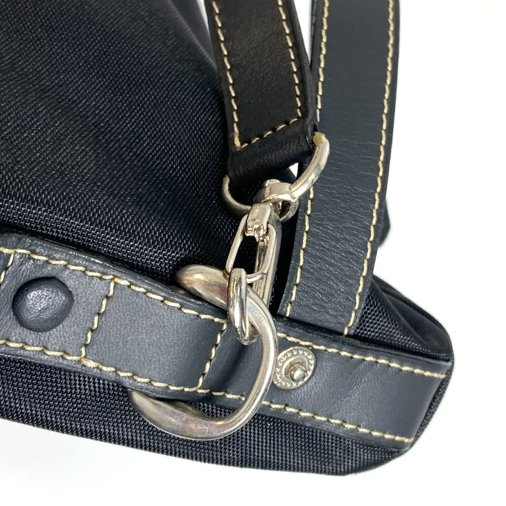 GIRARD-PERREGAUX Handbag mesh black logo Eco bag mens Used Authentic