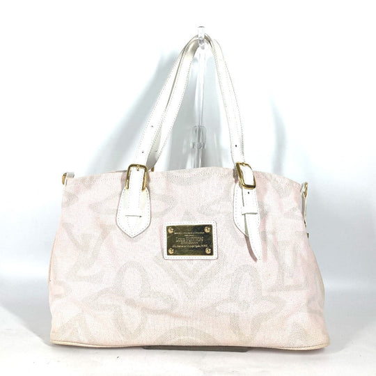 LOUIS VUITTON Shoulder Bag M95672 cotton pink Cruise line Taicienne PM Women Used Authentic