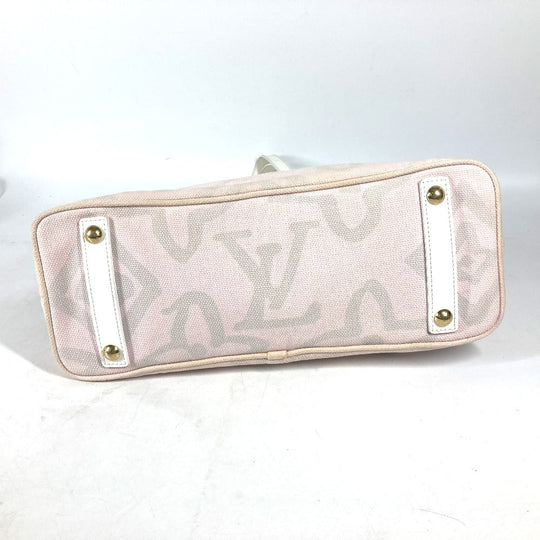 LOUIS VUITTON Shoulder Bag M95672 cotton pink Cruise line Taicienne PM Women Used Authentic