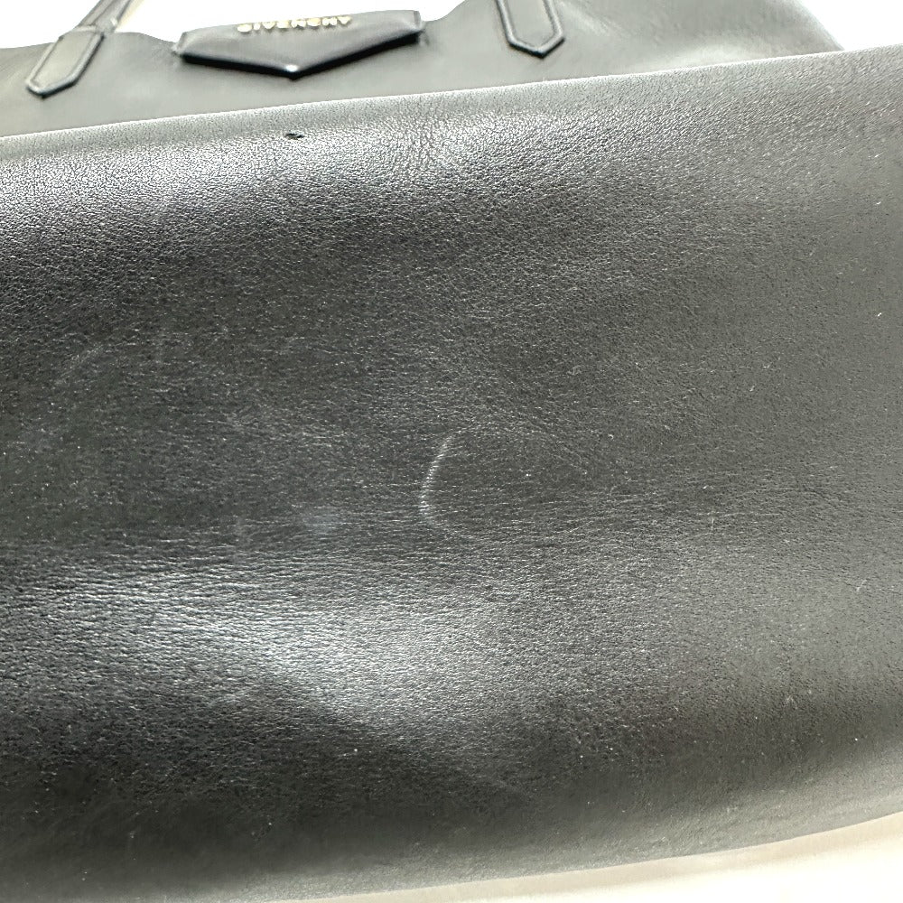 GIVENCHY Tote Bag leather black Antigona Women Used Authentic