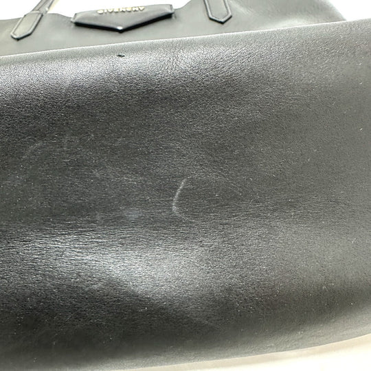 GIVENCHY Tote Bag leather black Antigona Women Used Authentic