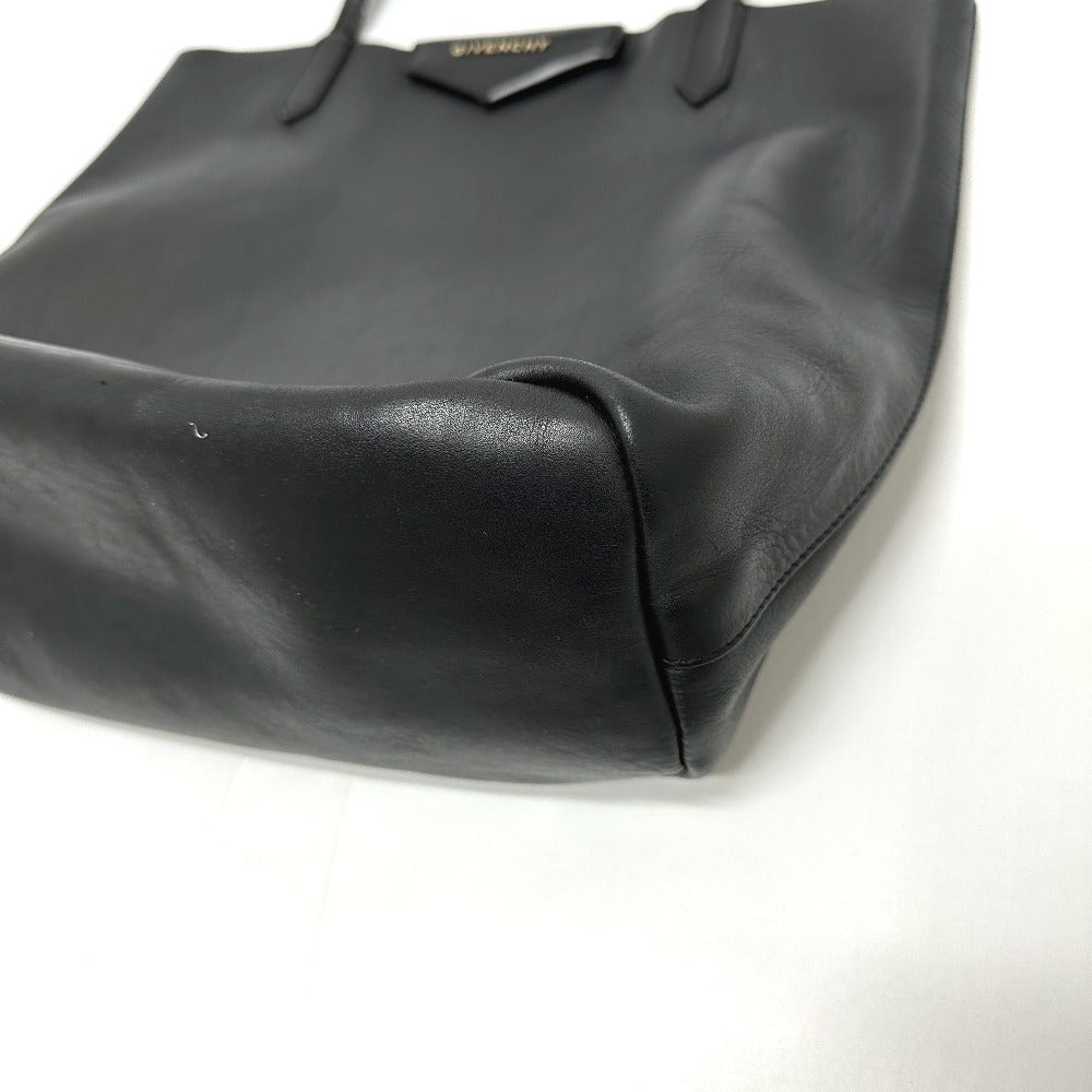 GIVENCHY Tote Bag leather black Antigona Women Used Authentic