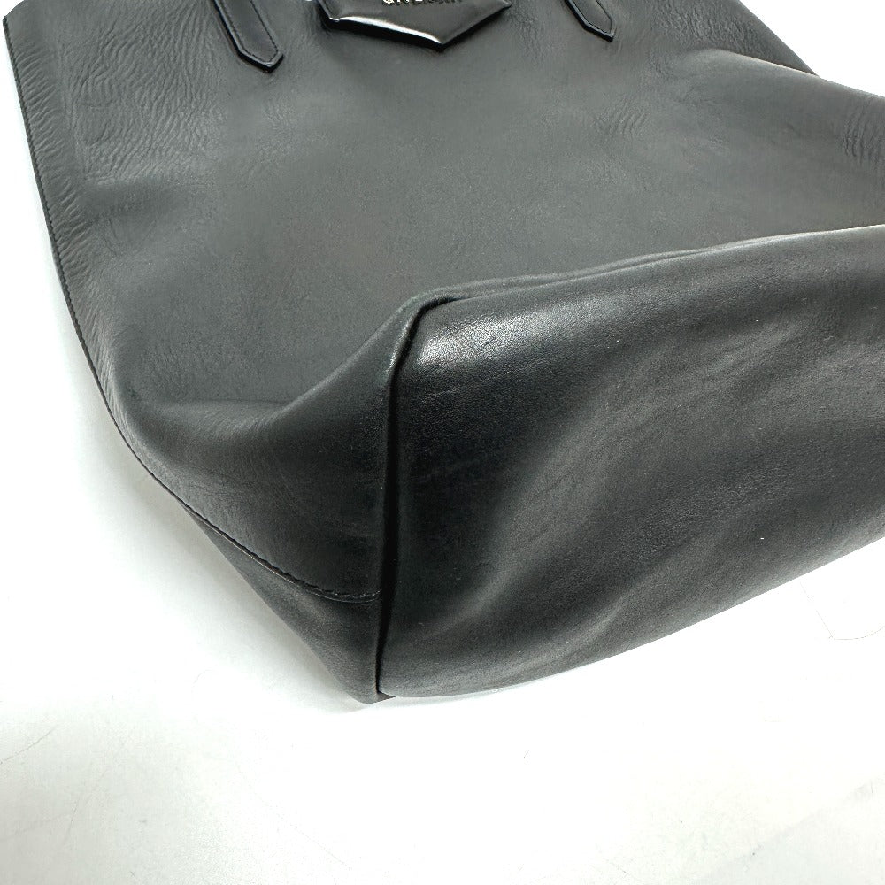 GIVENCHY Tote Bag leather black Antigona Women Used Authentic