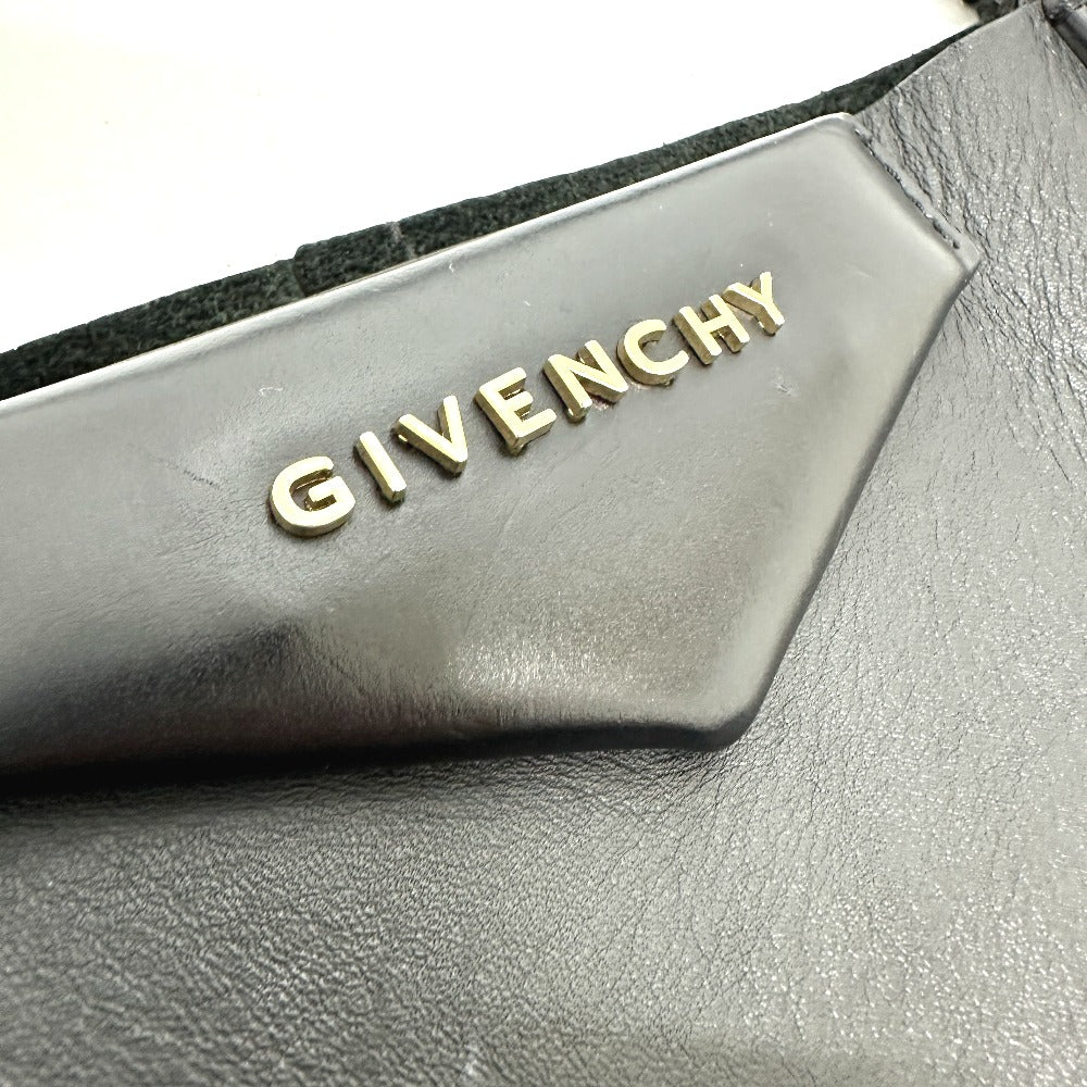 GIVENCHY Tote Bag leather black Antigona Women Used Authentic