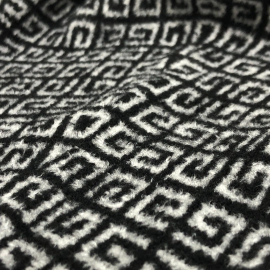 GIVENCHY sweater BM90H84Y9F cotton black Total pattern crew neck Ｌ