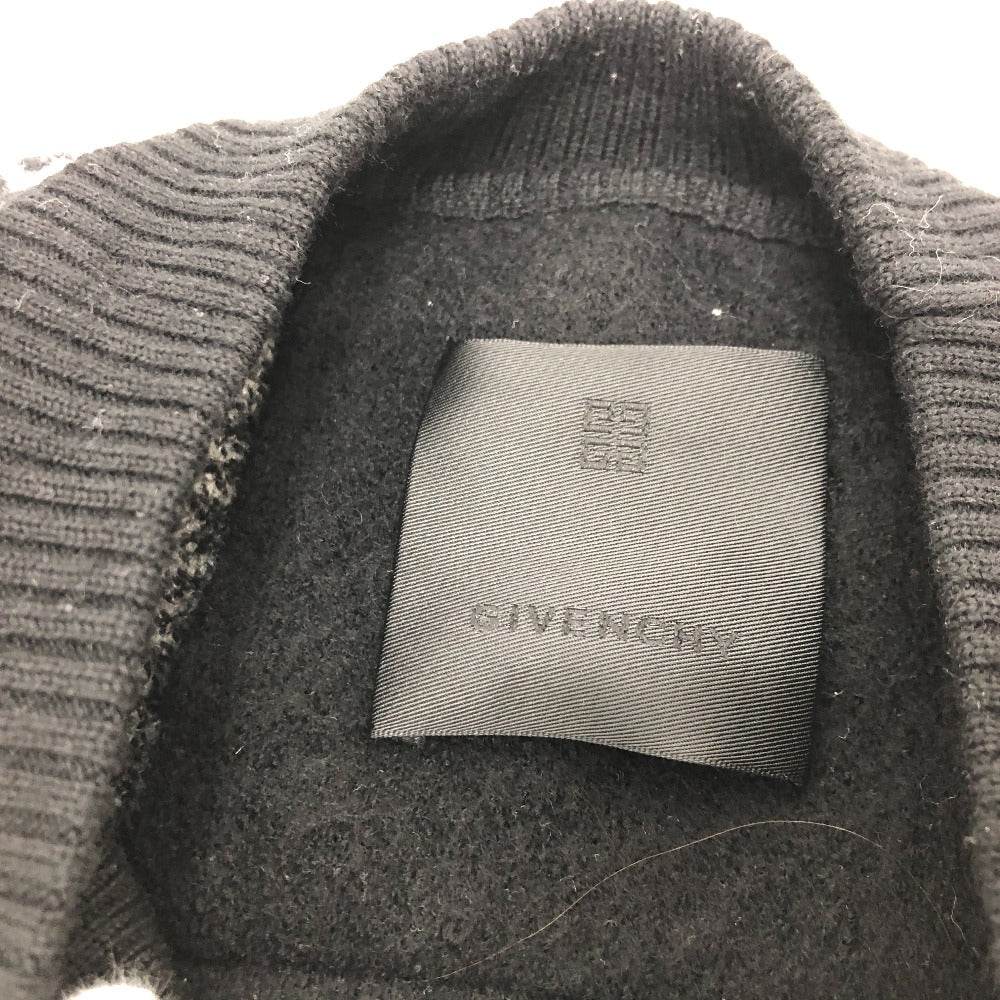 GIVENCHY sweater BM90H84Y9F cotton black Total pattern crew neck Ｌ