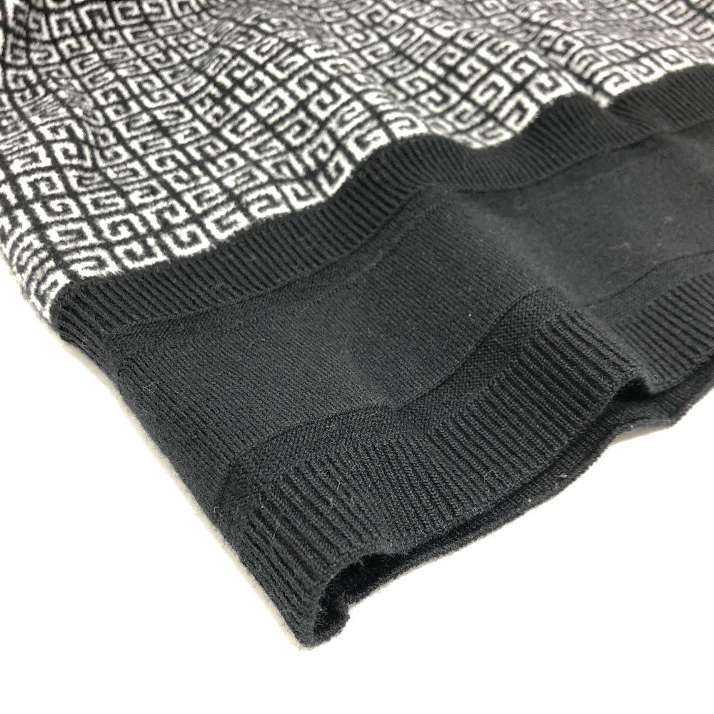 GIVENCHY sweater BM90H84Y9F cotton black Total pattern crew neck Ｌ