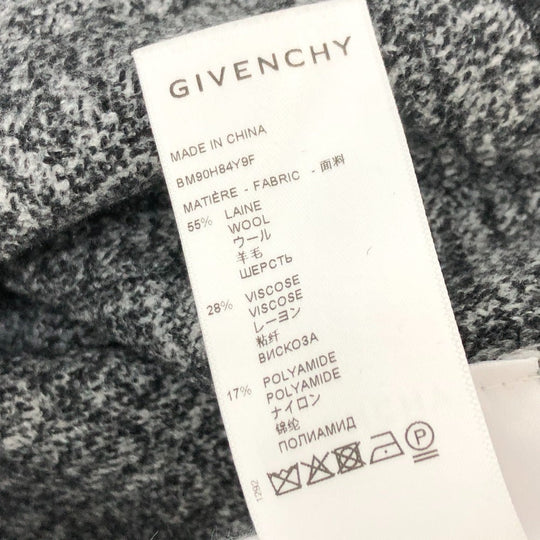 GIVENCHY sweater BM90H84Y9F cotton black Total pattern crew neck Ｌ