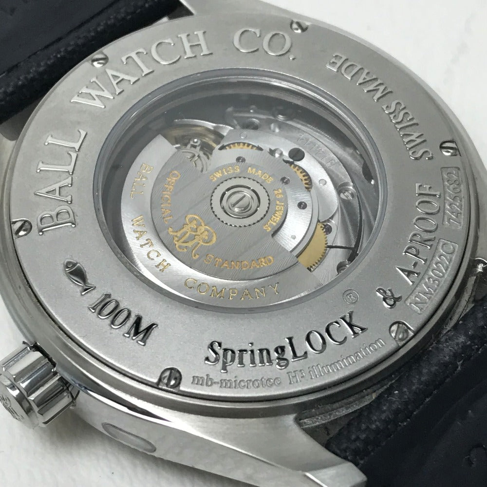 BALLWATCH Watches NM3022C Stainless Steel black Engineer 2 Magneto S mens Used Authentic