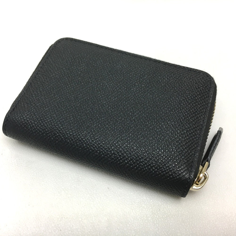 GIVENCHY Coin case leather black Women Used Authentic