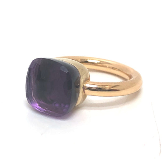 Pomellato Ring 18K Yellow Gold gold Nude Classic Amethyst 2号