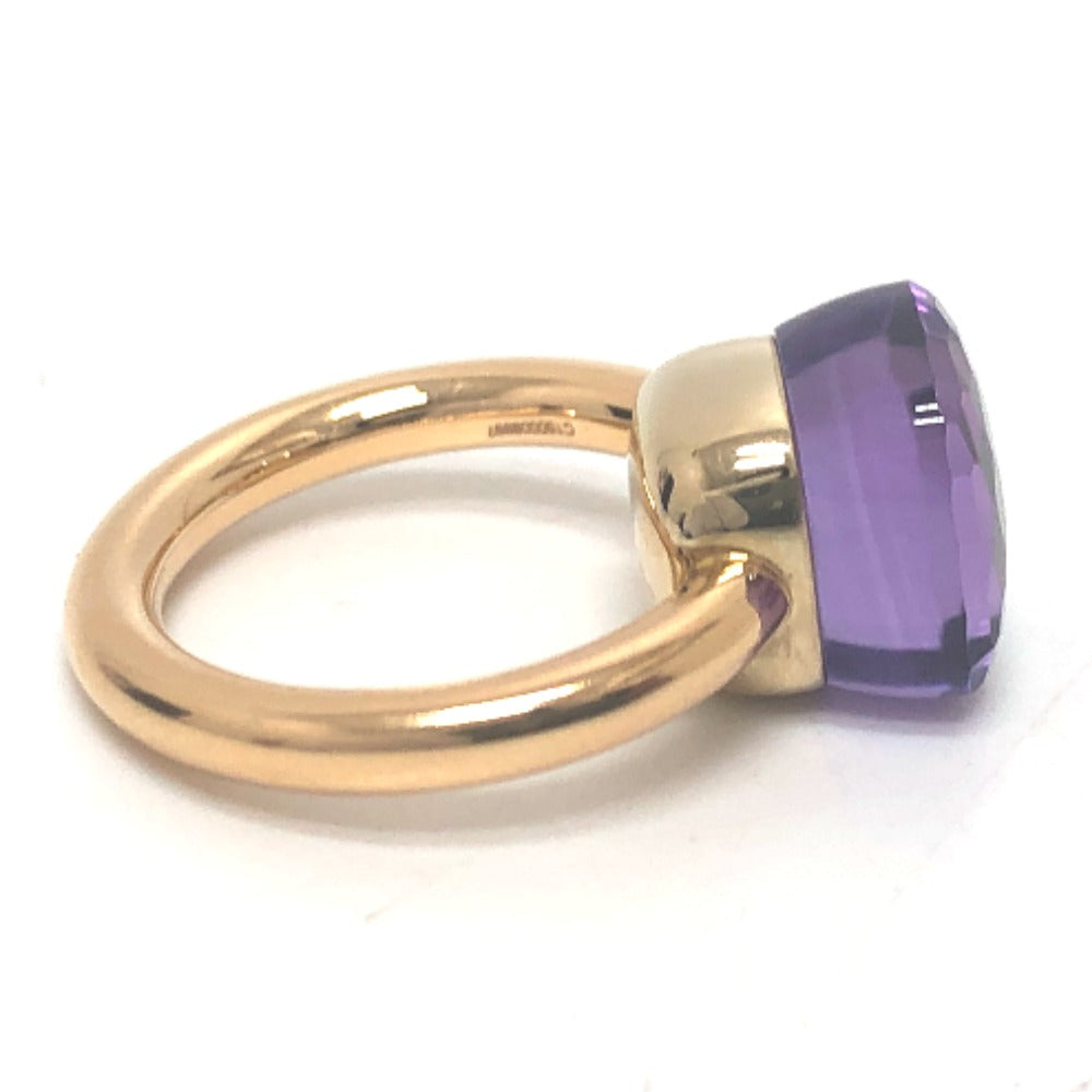 Pomellato Ring 18K Yellow Gold gold Nude Classic Amethyst 2号