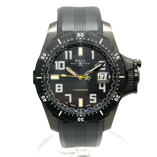 BALLWATCH Watches Mechanical Automatic DM2176A Stainless Steel black Engineer Hydrocarbon black dial mens Used Authentic