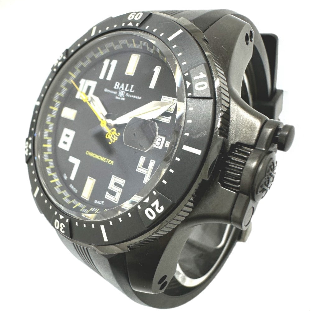 BALLWATCH Watches Mechanical Automatic DM2176A Stainless Steel black Engineer Hydrocarbon black dial mens Used Authentic