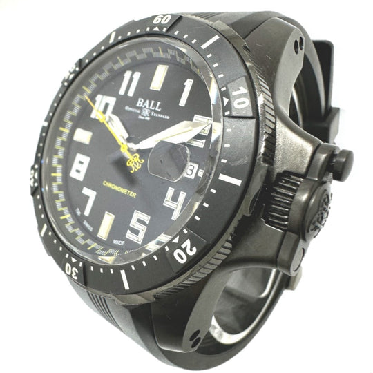 BALLWATCH Watches Mechanical Automatic DM2176A Stainless Steel black Engineer Hydrocarbon black dial mens Used Authentic
