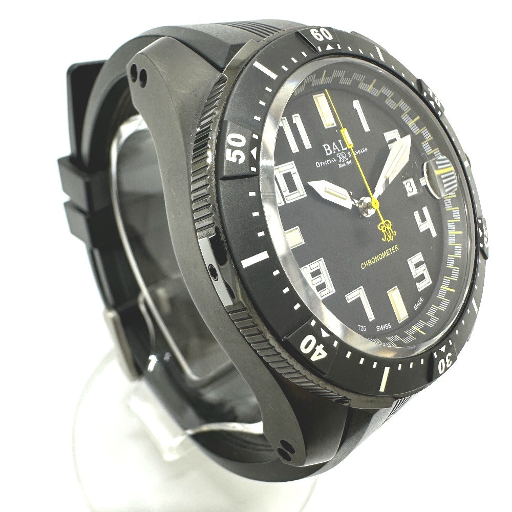 BALLWATCH Watches Mechanical Automatic DM2176A Stainless Steel black Engineer Hydrocarbon black dial mens Used Authentic