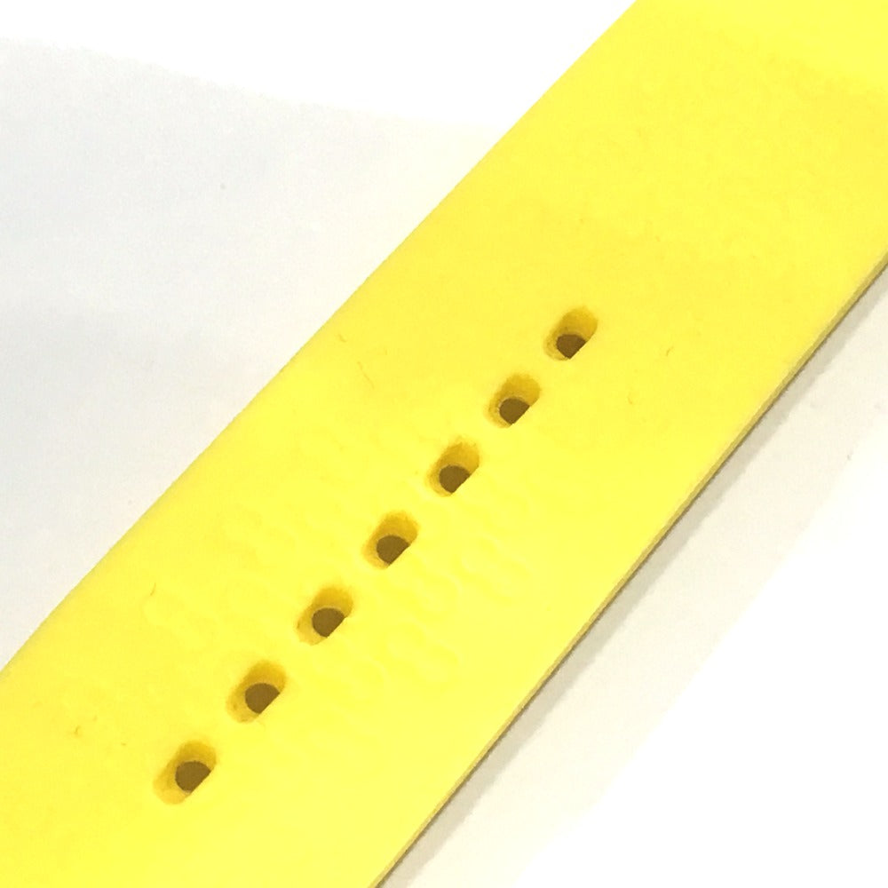 Curtis& Co. Watches Quartz SUW57JPJGY-B Stainless Steel, Rubber Belt yellow BIG Time WORLD yellow dial mens Used Authentic