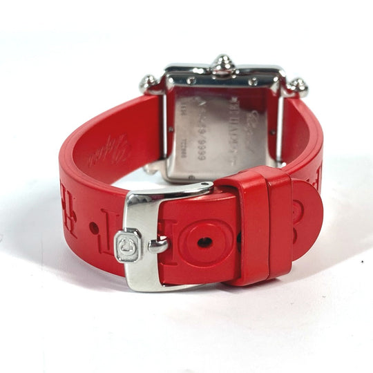 Chopard Watches Quartz 27/8896-402 rubber Red Happy sports BE HAPPY 3P Diamond Women Used Authentic