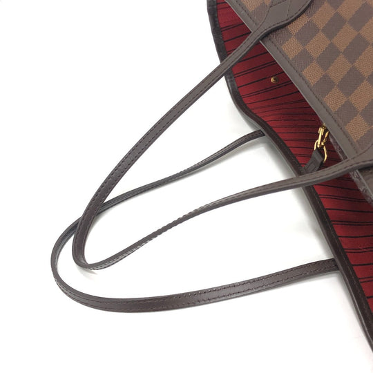 LOUIS VUITTON Tote Bag Ｎ41358 Damier canvas Brown Neverfull MM