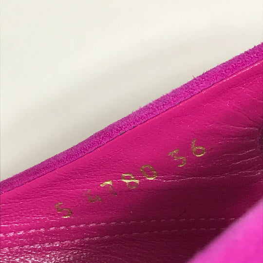 Sergio Rossi pumps suede purple ROYAL BRIGHT PINK Women 36 Used Authentic