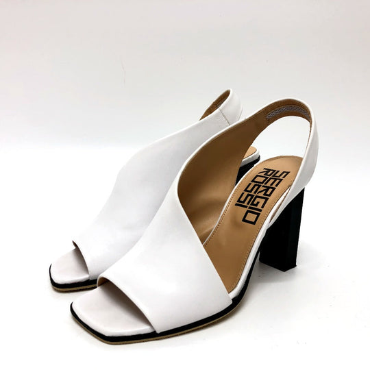 Sergio Rossi Sandals leather white Shoes shoes 35.5