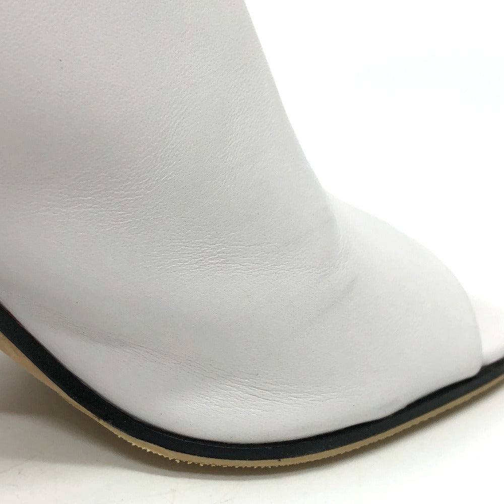 Sergio Rossi Sandals leather white Shoes shoes 35.5