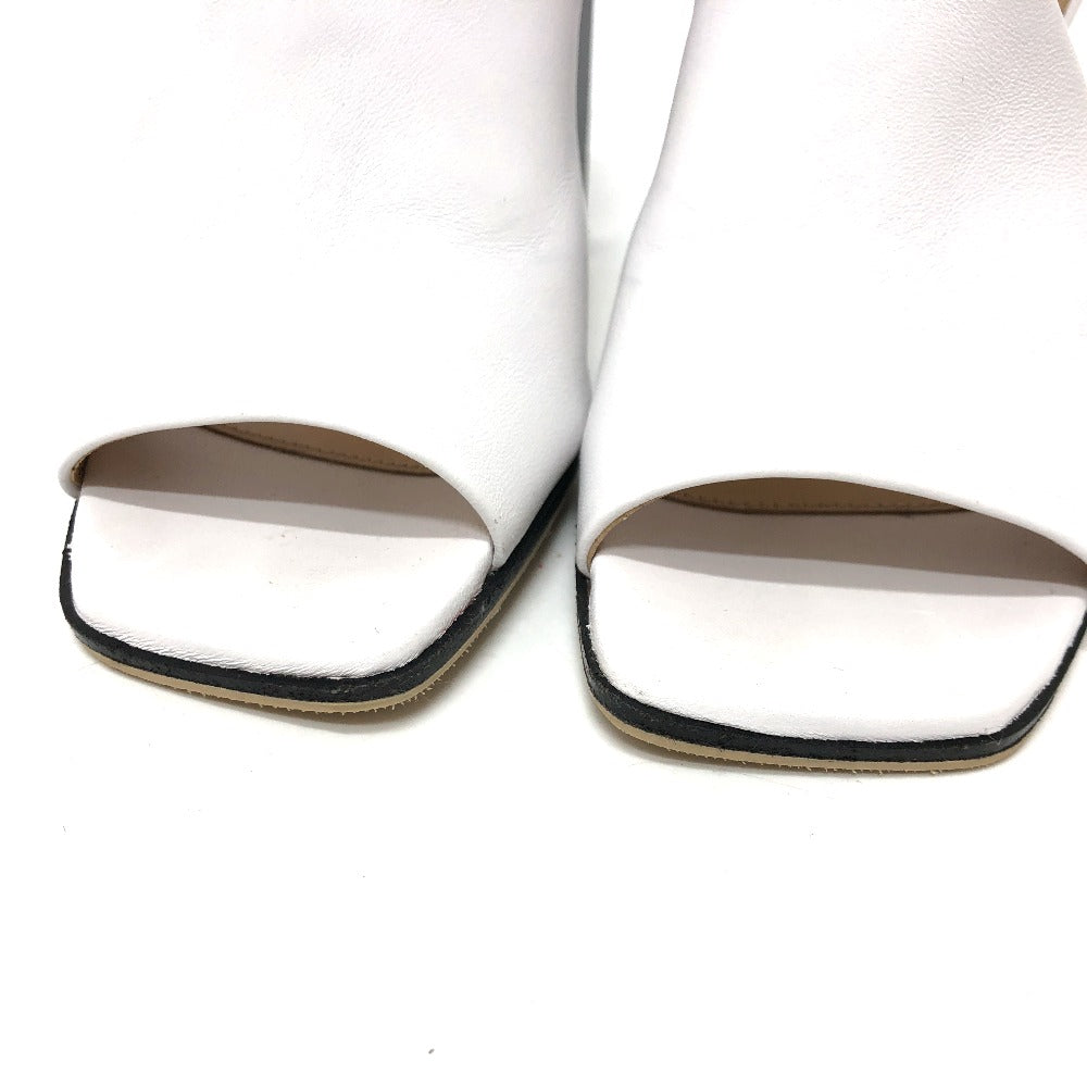Sergio Rossi Sandals leather white Shoes shoes 35.5