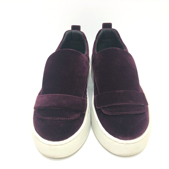 Sergio Rossi sneakers A79290 Velor wine-red SR1 Women 36 Used Authentic