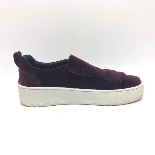 Sergio Rossi sneakers A79290 Velor wine-red SR1 Women 36 Used Authentic