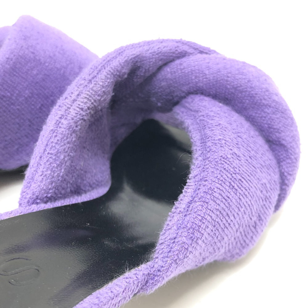 Sergio Rossi Sandals Ｂ08530 pile purple SI rossi Double Crossover Band 36.5