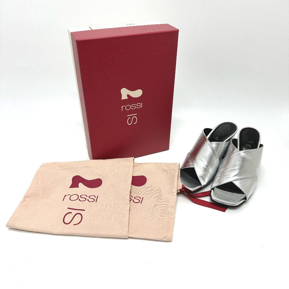 Sergio Rossi Sandals leather Silver Si Rossi Open to 36