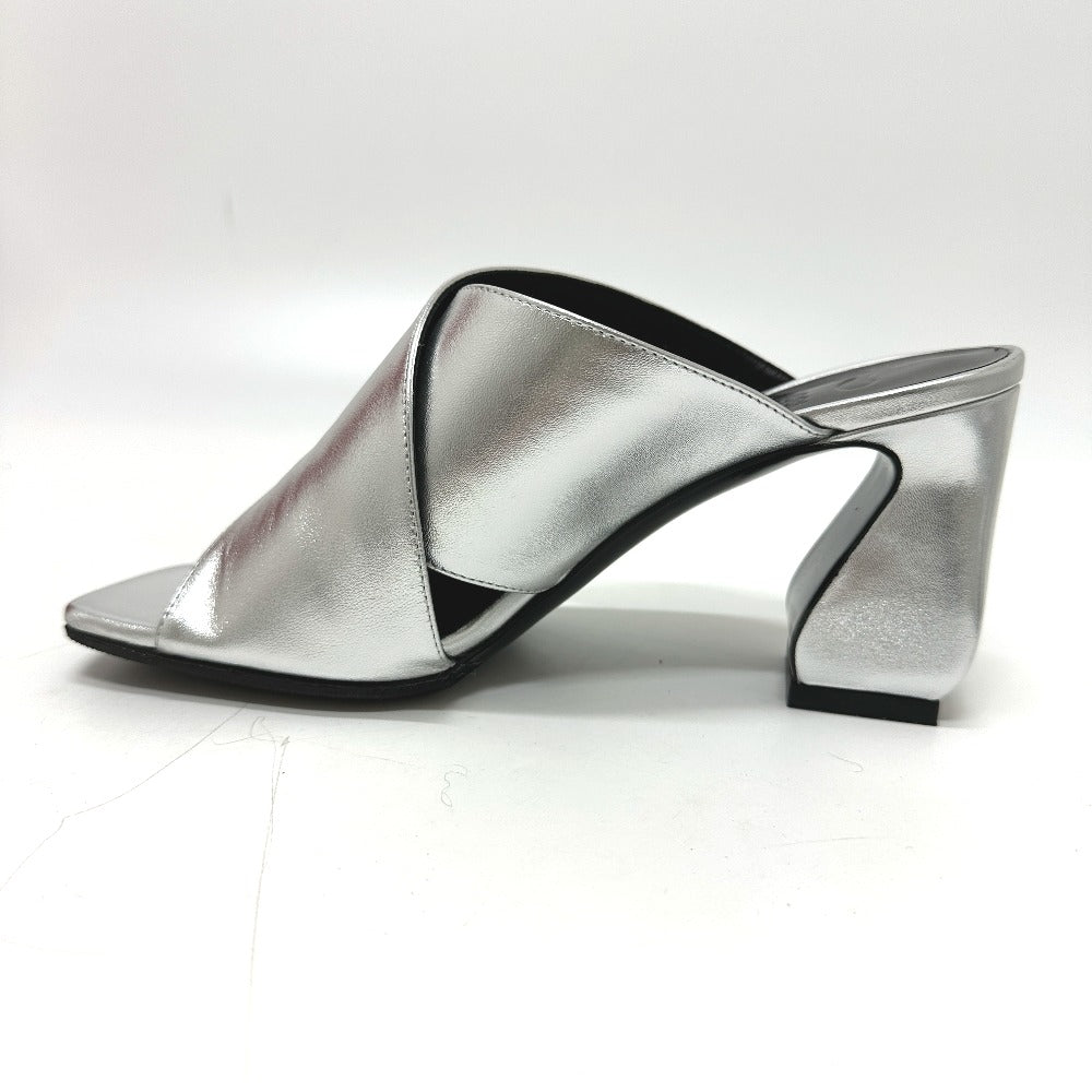 Sergio Rossi Sandals leather Silver Si Rossi Open to 36