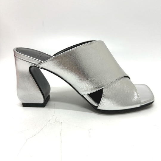 Sergio Rossi Sandals leather Silver Si Rossi Open to 36