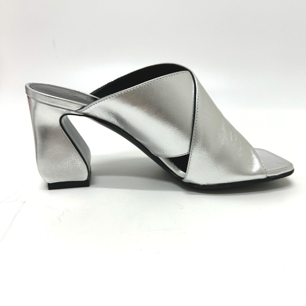 Sergio Rossi Sandals leather Silver Si Rossi Open to 36