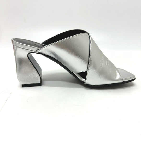 Sergio Rossi Sandals leather Silver Si Rossi Open to 36