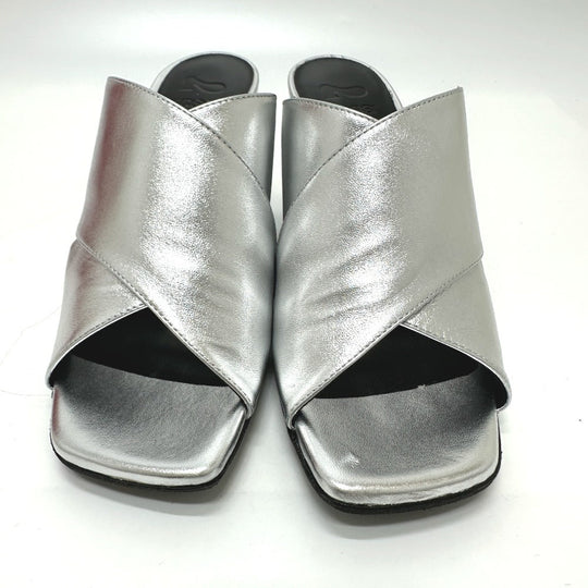 Sergio Rossi Sandals leather Silver Si Rossi Open to 36