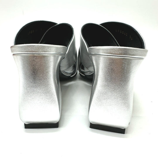 Sergio Rossi Sandals leather Silver Si Rossi Open to 36