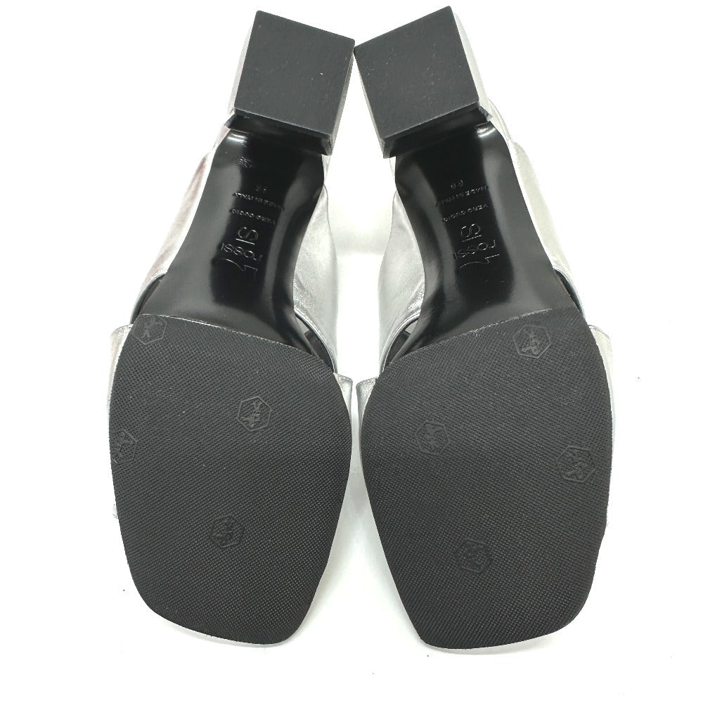 Sergio Rossi Sandals leather Silver Si Rossi Open to 36