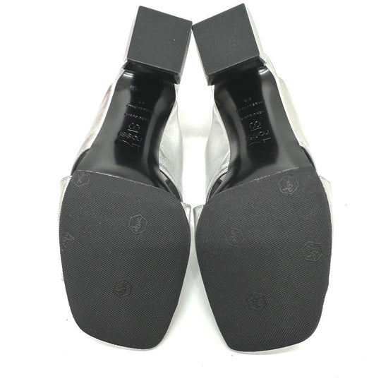 Sergio Rossi Sandals leather Silver Si Rossi Open to 36