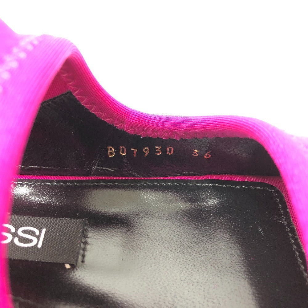 Sergio Rossi Sandals BO7930 Satin pink Vedge dragon fruit 36