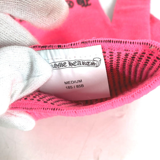 CHROME HEARTS gloves Nylon, Polyester pink WORK GROVE M