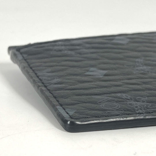 MCM Coin case leather black Looney Tunes collaboration Visetos Tweety Women Used Authentic