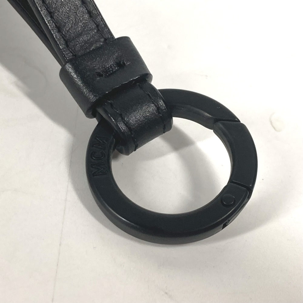 MCM Coin case leather black Looney Tunes collaboration Visetos Tweety Women Used Authentic